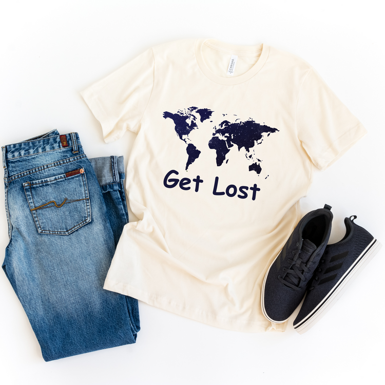 Get Lost Travel Adventure Shirt