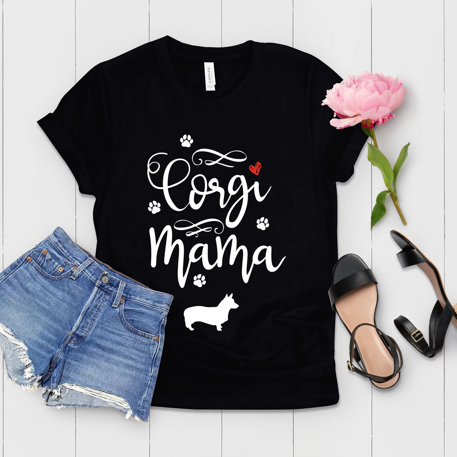 Corgi Mama Shirt For Dog Mom - Teegarb