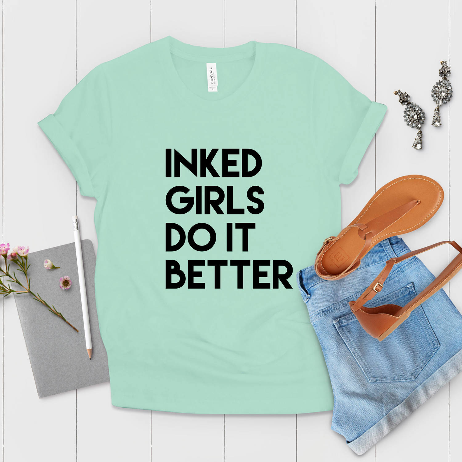 Inked Girls Do It Better Tattoo Shirt - Teegarb