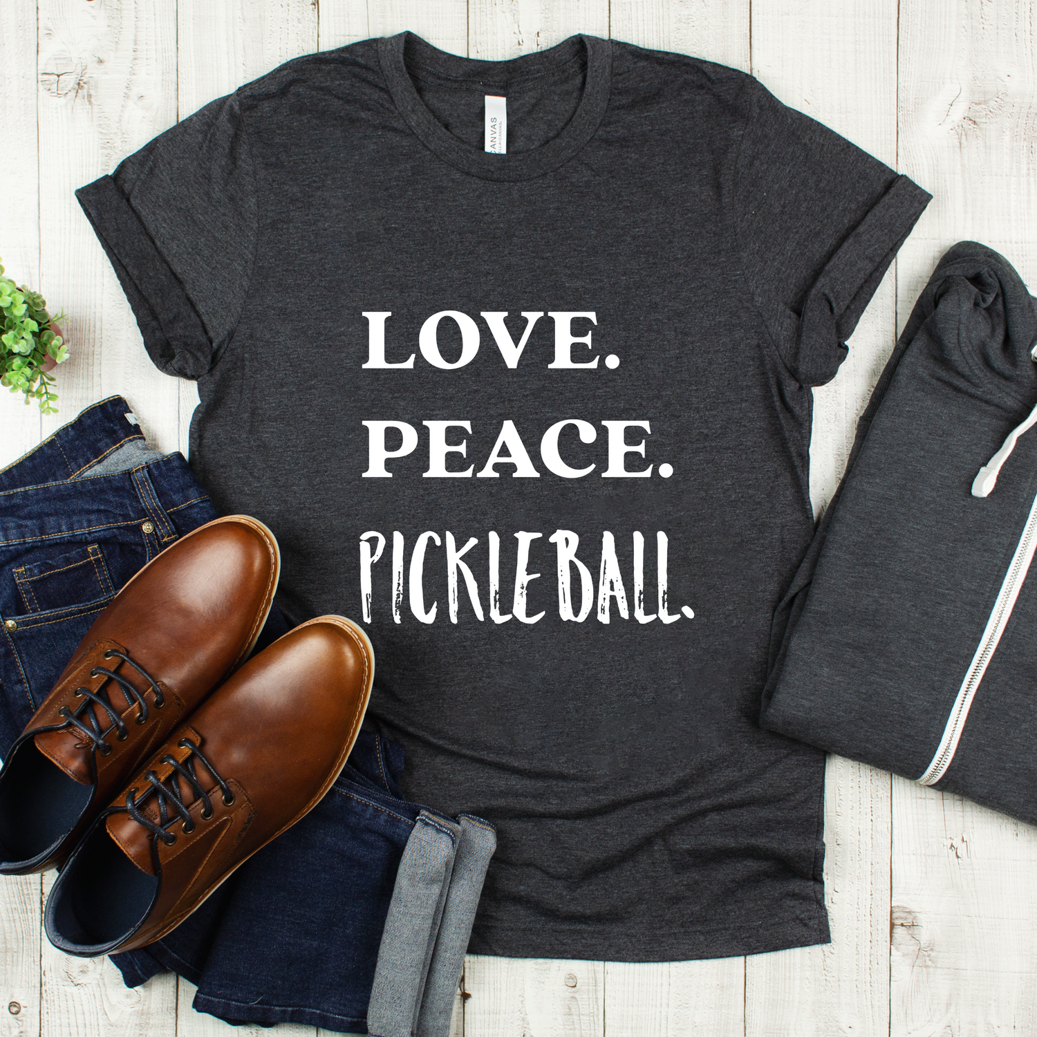 Love Peace Pickleball Game Day Shirt - Teegarb
