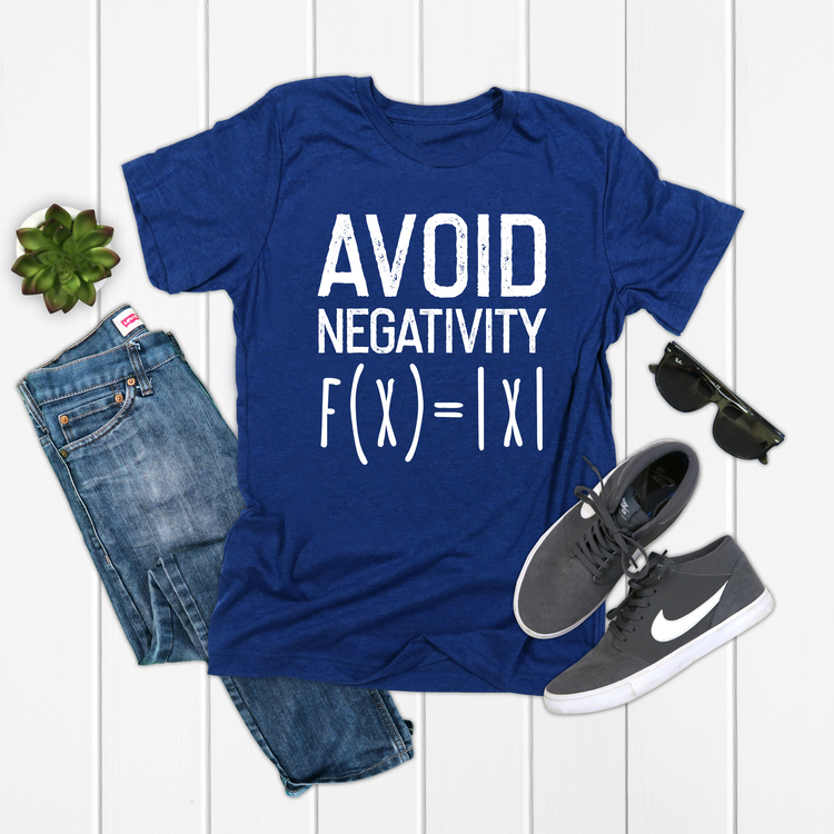 Avoid Negativity Math Teacher Gift