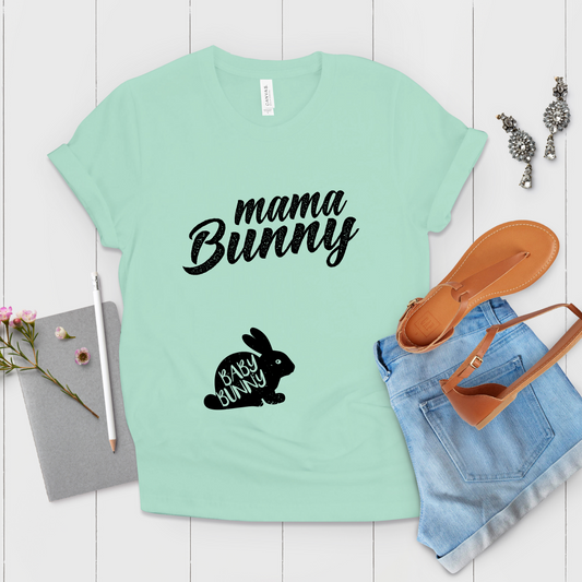 Mama Bunny Baby Bunny Pregnancy Shirt