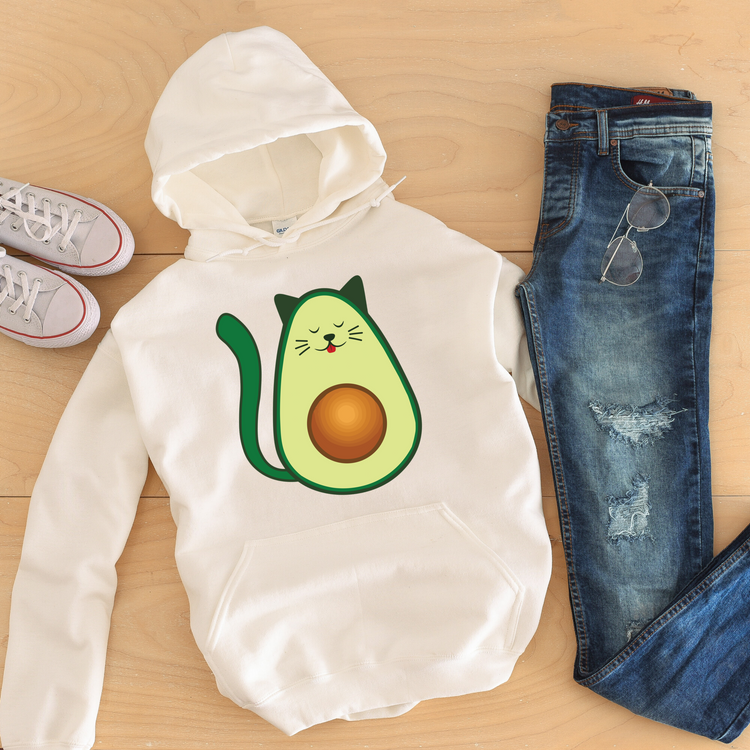 Cute Avocato Vegan Hoodie