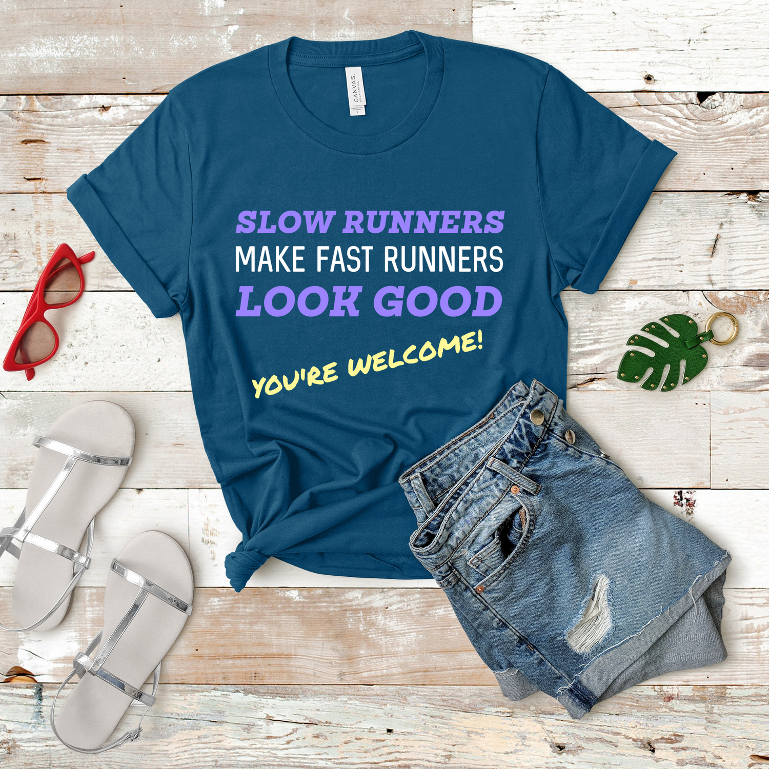 Slow Runners Make Fast Runners Look Good Marathon Shirt - Teegarb