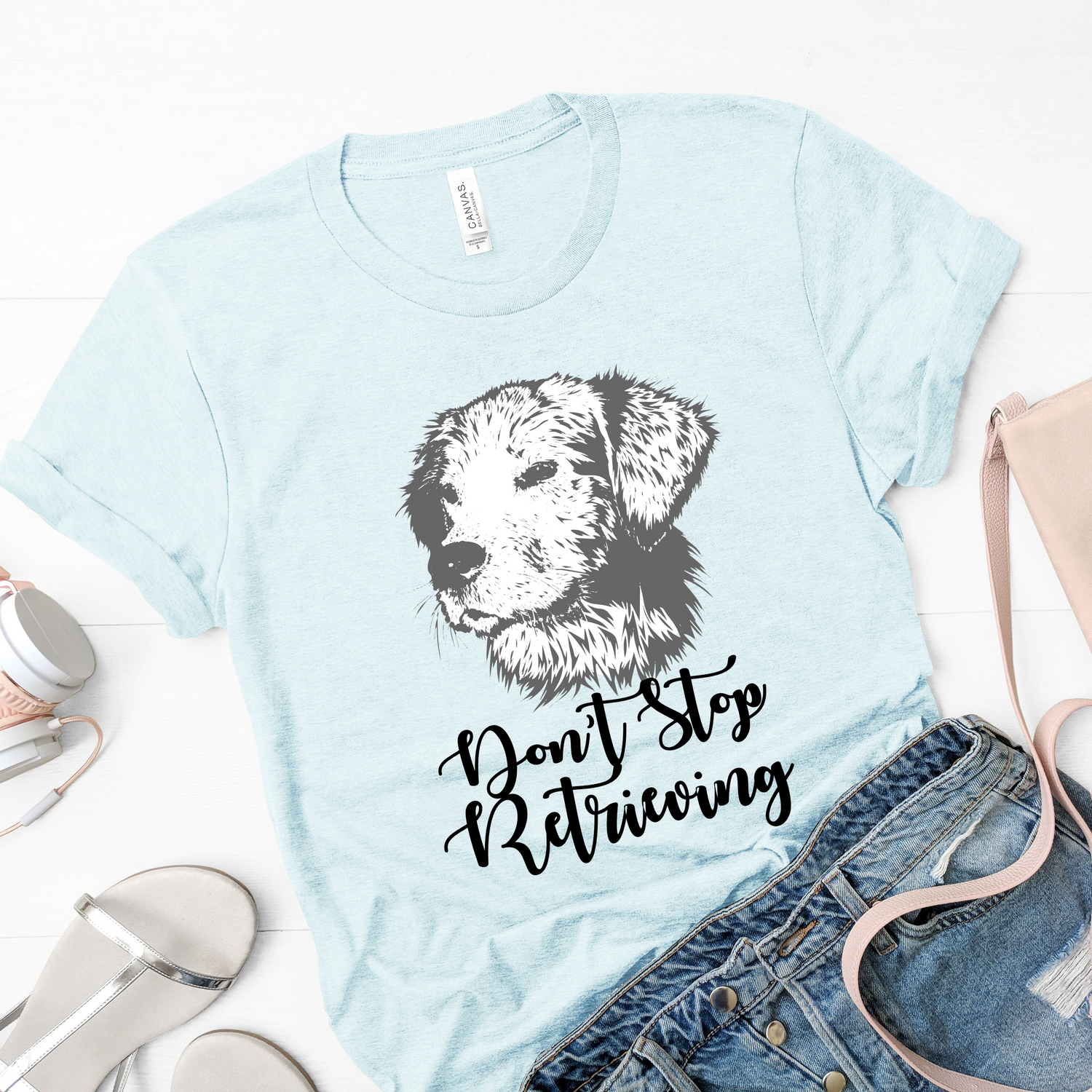 Don't Stop Retrieving Goldendoodle Mom Shirt - Teegarb