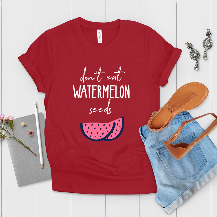 Don't Eat Watermelon Seeds Preggy Shirt