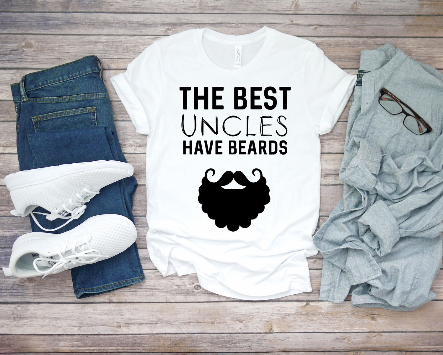 The Best Uncles Have Beards New Uncle Gift Beard Tshirt - Teegarb