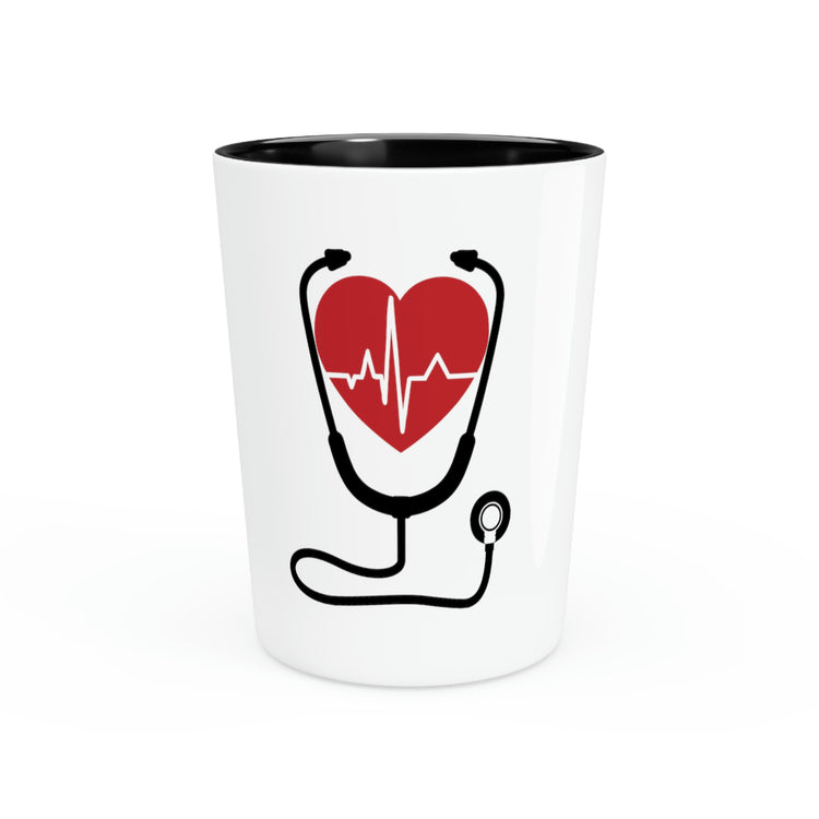 Shot Glass Party Ceramic Tequila Novelty Doctor Nursing Practitioner Gift Cool Funny Too Busy Saving Lives To Play