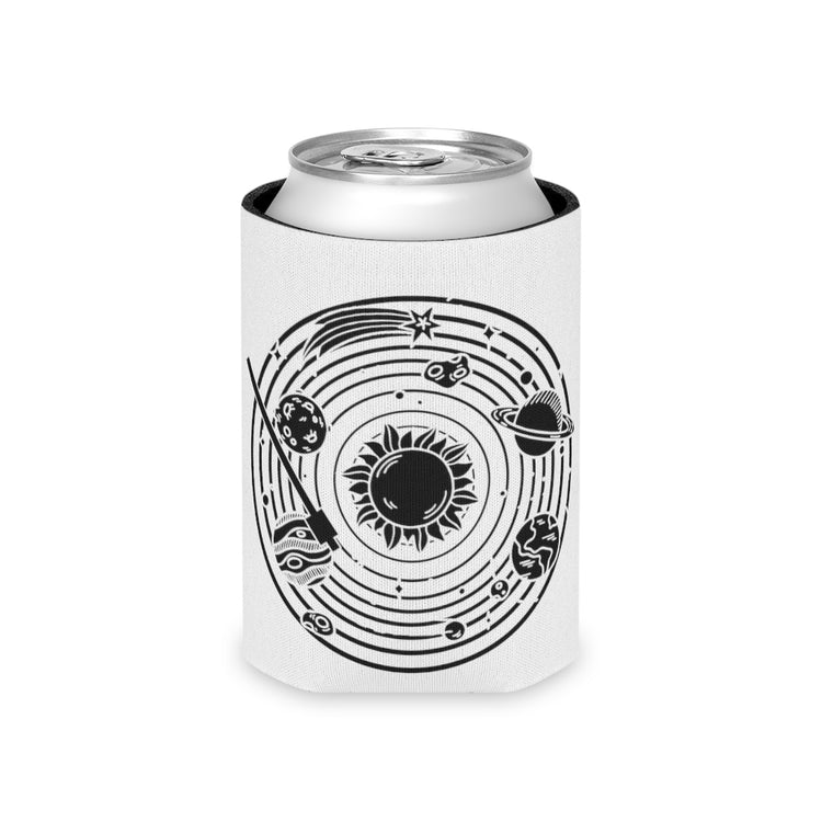 Beer Can Cooler Sleeve Humorous Vinyl Records Singers Illustration Pun Musician Hilarious