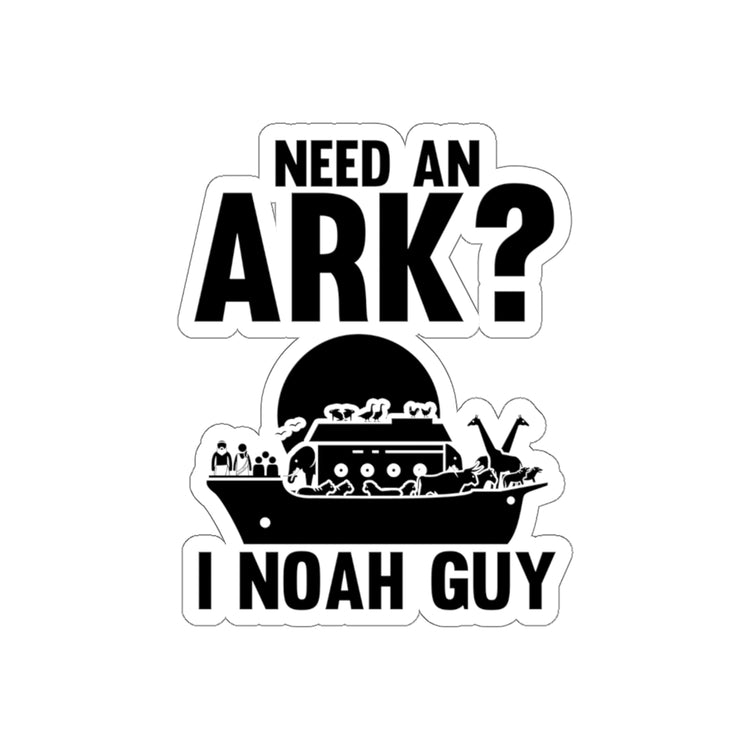 Sticker Decal Hilarious Noah ark Priesthood Enthrone Catholic Church Pun Humorous Stickers For Laptop Car
