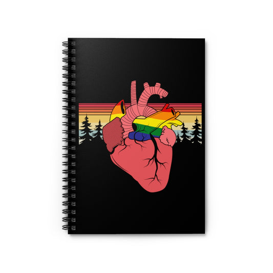 Spiral Notebook Hilarious Inspirational Advocacies Uplifting Support Gays Humorous GLBT Homosexuals Homosexuality Gender