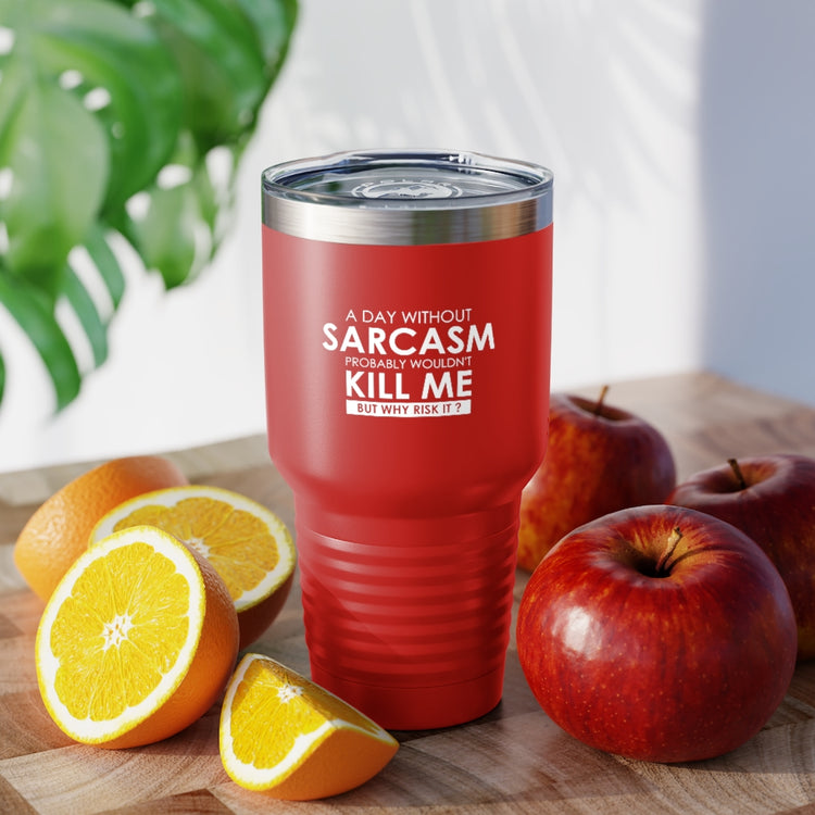 30oz Tumbler Stainless Steel Colors  Hilarious Sarcastically Living Introvert Statements Line Gag Humorous