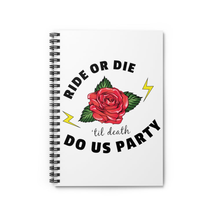 Spiral Notebook   Funny Bridal Bachelorettes Festivities Illustration Sayings Hilarious