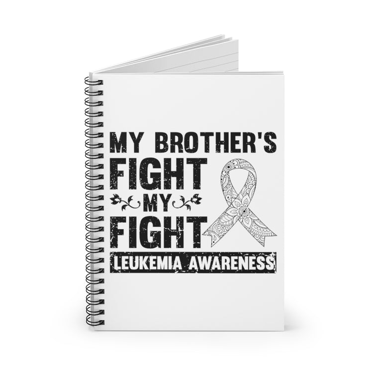 Spiral Notebook  Humorous Cancer Awareness Leukemia Sickness Cognizance Humorous Support