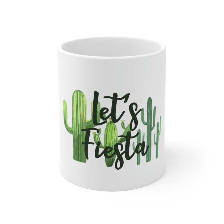 White Ceramic Mug Humorous Engagement Vacations Cactus Sarcastic Mexico Wedding  Party Bridal Spanish Bride