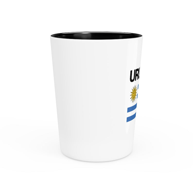 Shot Glass Party Ceramic Tequila  Motivational Uruguay Prideful Appreciation Puns Women Men Hispanic Illustration Uruguayan Flag Latin America