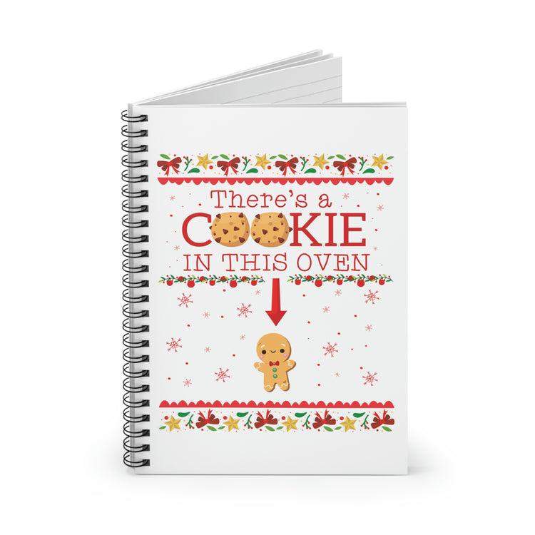 Spiral Notebook Student Novelty Expecting Mommies Quote Gingerbread Graphic Gags Hilarious Parenting