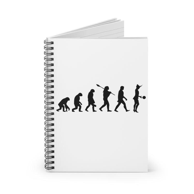 Spiral Notebook  Hilarious Acrobatics Athletic Triathlon Weightlifting Pun Humorous Trampolining