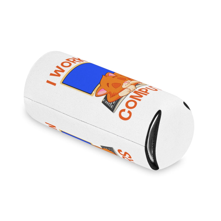 Beer Can Cooler  Sleeve  Novelty Science Technology Graphic