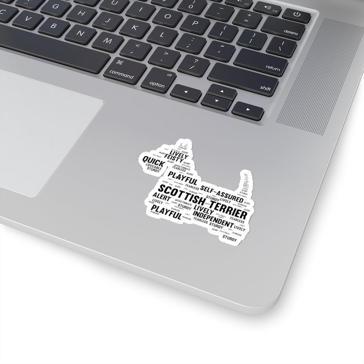 Sticker Decal Hilarious Dog Pet Lover Scottish Terrier Doggie Puppies Humorous Doggies Pooch Stickers For Laptop Car