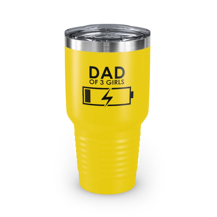 30oz Tumbler Stainless Steel  Colors Humorous Funny Dad Tired Sarcastic Mockery Saying Daughters  Novelty Dad Parent