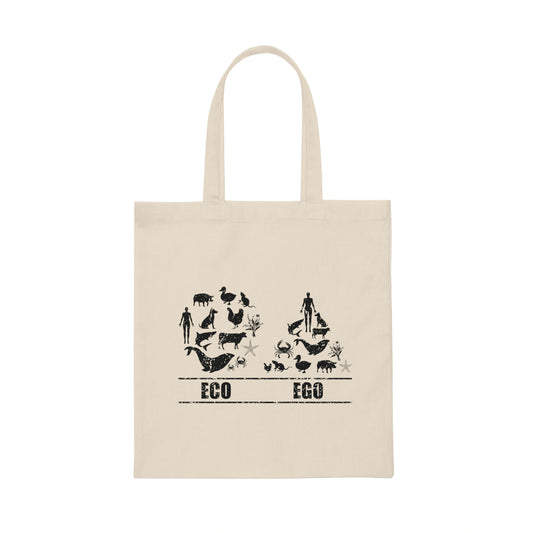 Humorous Campaign Supporting Animals Right Eco-Friendly  Fruitarian Herbivorous Environmental Canvas Tote Bag