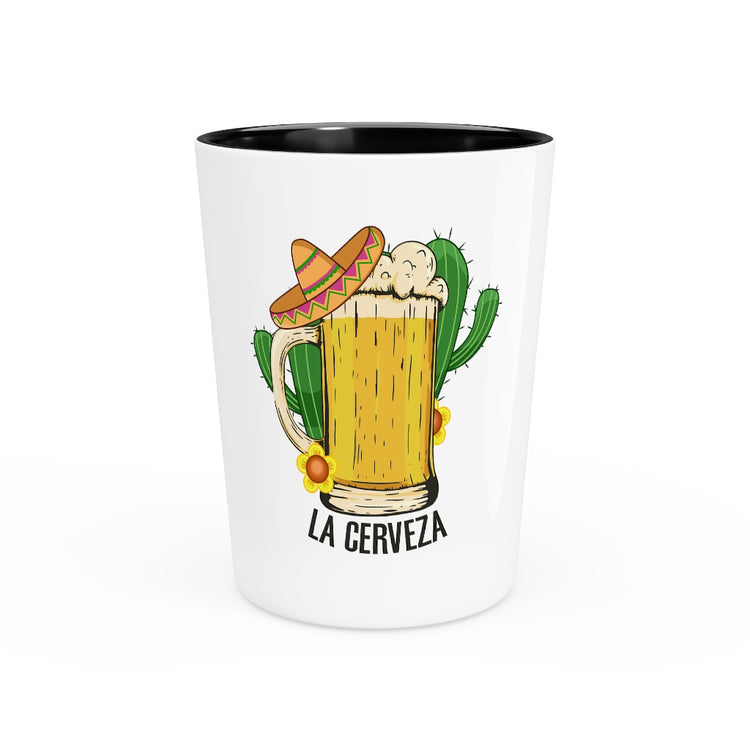 Shot Glass Party Ceramic Tequila    Funny Cerveza Mexico Drinking Sarcastic Women Men  Humorous Mexican Drinkers