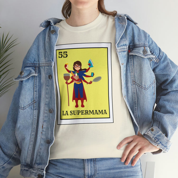 Shirt Funny Mexican Mothers Lottery Card Amusing  Comical Cheerful Cheerful Greeting T-Shirt Unisex Heavy Cotton Tee