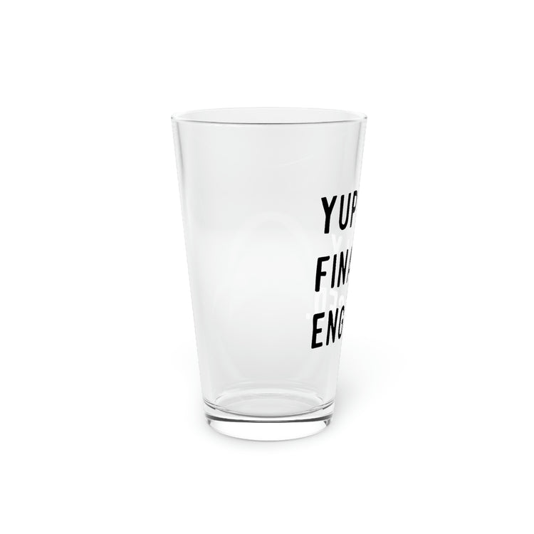 Beer Glass Pint 16oz Humorous Matrimonial Engagements Sarcastic Proposal Gatherings Sayings Mockeries Pun