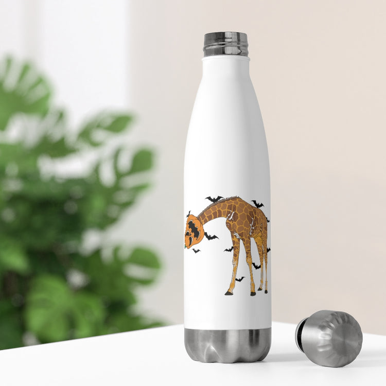 20oz Insulated Bottle Hilarious Giraffe All Hallows Day Outfit Disguise Lover Humorous Long Necked