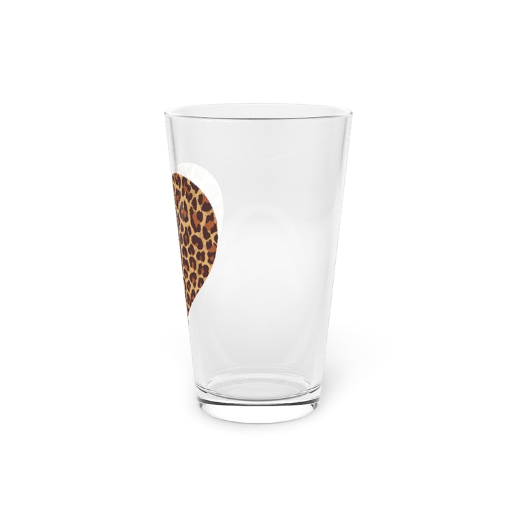 Beer Glass Pint 16oz  Proud Zoo Keeper Cheetah Wilderness Cat