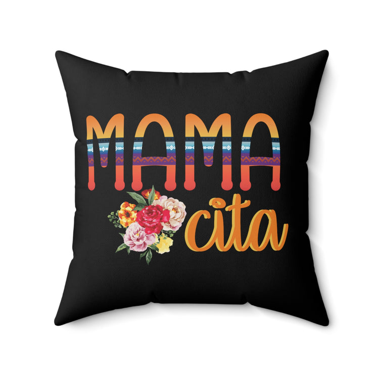 Mama Cita Cinco De Mayo Festival Spun Polyester Square Pillow