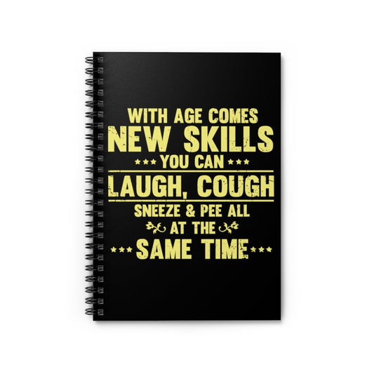 Spiral Notebook  Hilarious 50th Celebrations Sarcasm Sayings Family Party Novelty Grandpa's