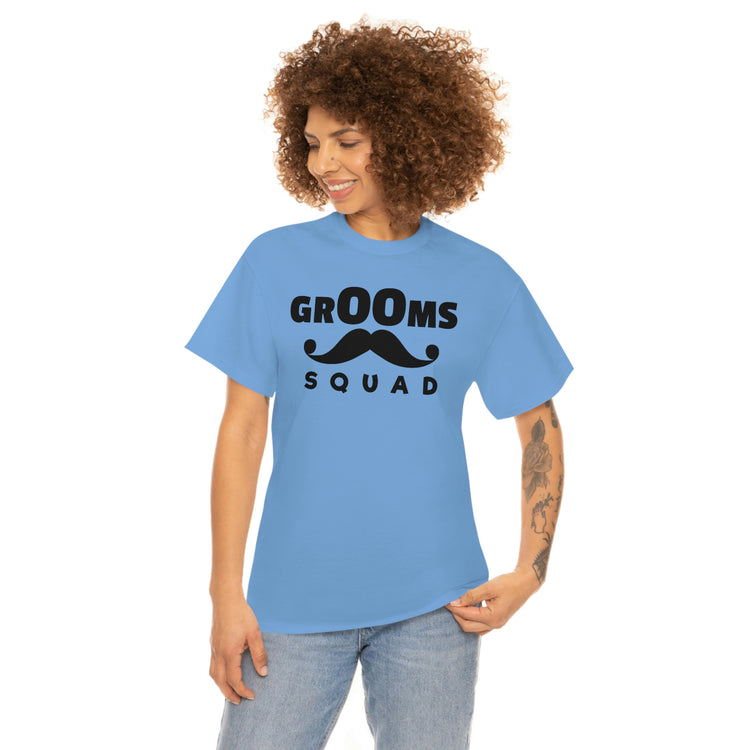 Funny Groom Squad Wedding Bachelors Mustache Wedding Hilarious Grooms Bridal Sayings Engagement Fiance