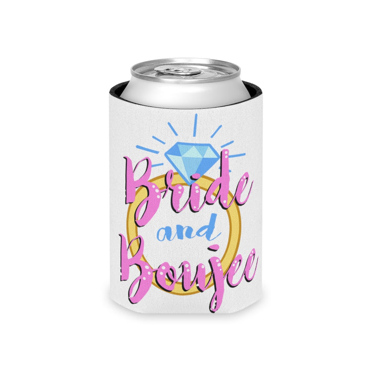 Beer Can Cooler Sleeve  Humorous Drinking Bride Sarcastic Engagement Bridal Funny Hilarious Vodka