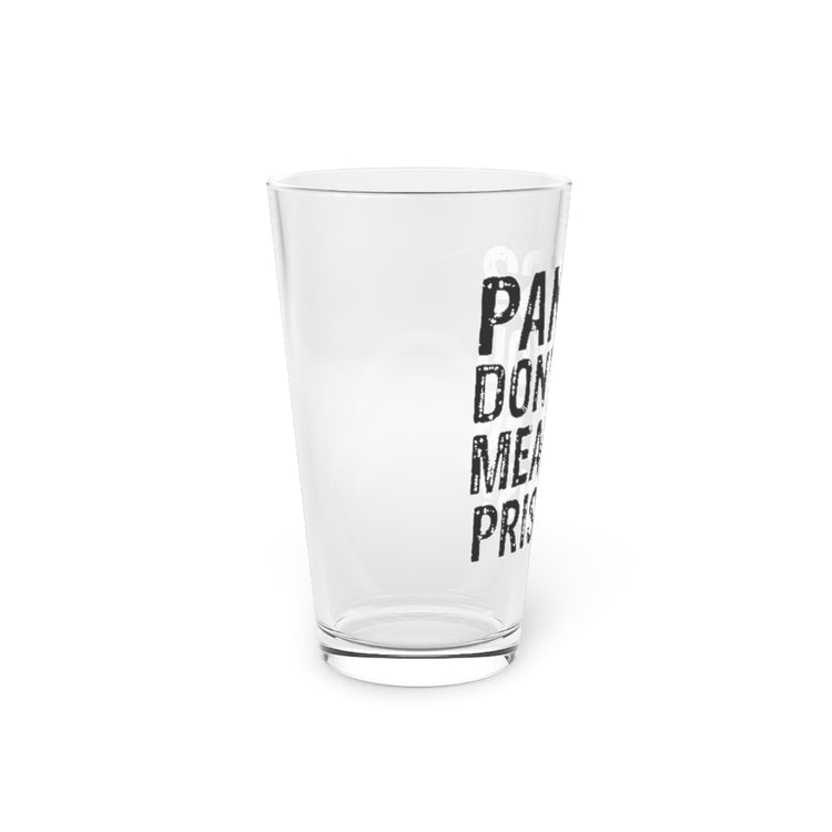 Beer Glass Pint 16oz  Novelty