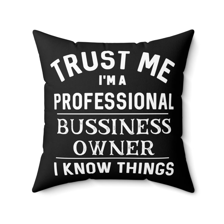 Funny Passive Income Cashflow Tee Shirt Gift | Professional Business Owner Investor Quote Men Women T Shirt Spun Polyester Square Pillow