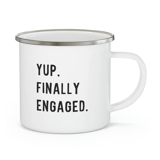 Humorous Matrimonial Engagements Sarcastic Statements Line Hilarious Proposal Gatherings Saying Mockeries Pun  Enamel Camping Mug