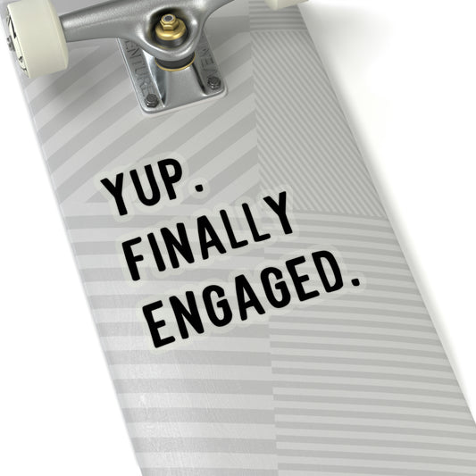 Sticker Decal Humorous Matrimonial Engagements Sarcastic Statements Line Hilarious Proposal Gatherings Sayings