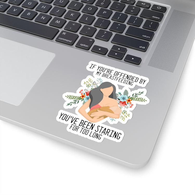 Sticker Decal Novelty Will Mow For Beer Funny Alcohol Novelty If Your Offended By My Breastfeeding Pun Sayings Hilarious Lactate Stickers For Laptop Car