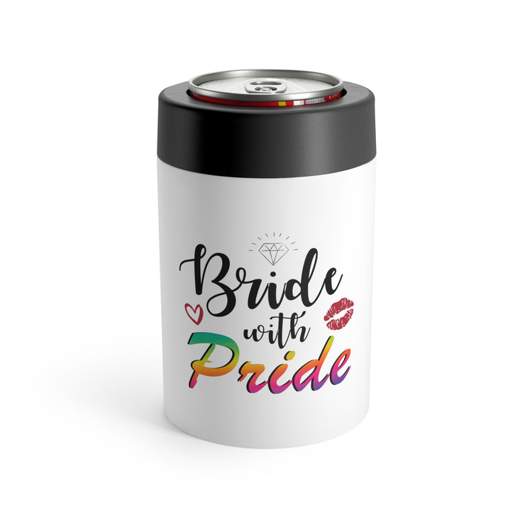 Humorous LGBTQ Bridal Appreciation Statements Graphic Puns  Hilarious Supportive Bridesmaid Illustration Quote Can Holder