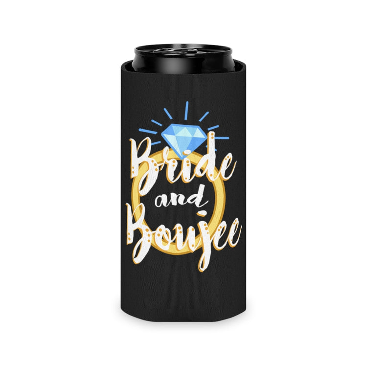 Beer Can Cooler Sleeve  Humorous Drinking Bride Sarcastic Engagement Bridal Funny Hilarious Vodka