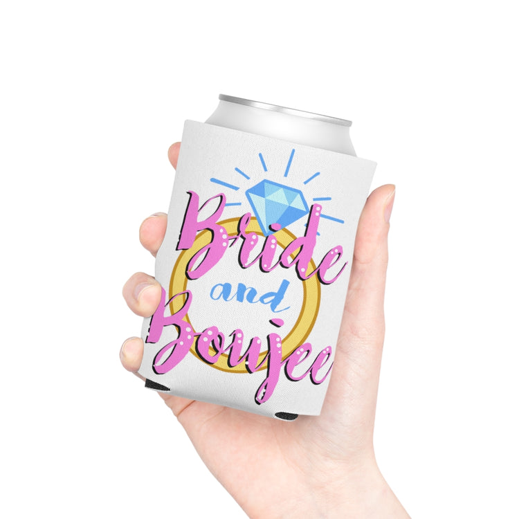 Beer Can Cooler Sleeve  Humorous Drinking Bride Sarcastic Engagement Bridal Funny Hilarious Vodka