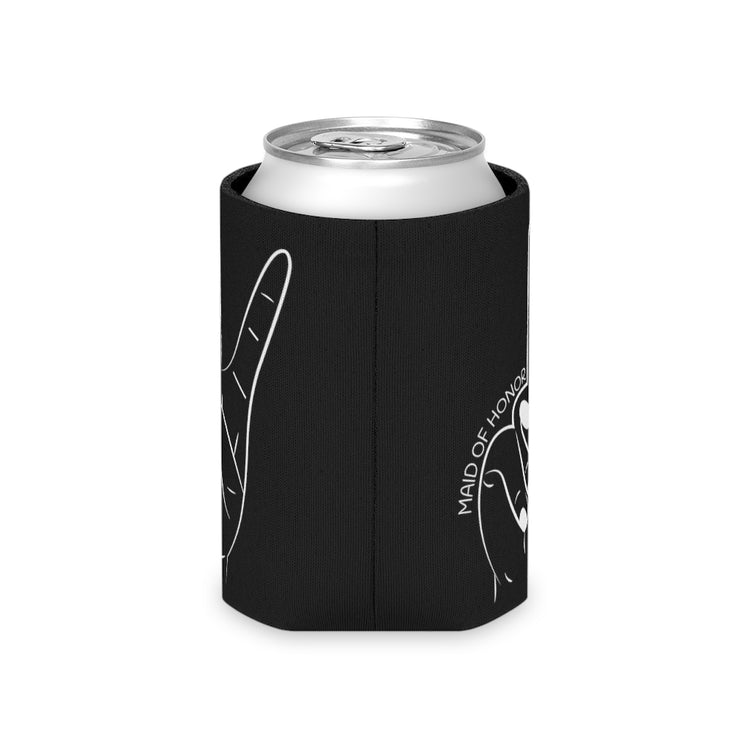 Beer Can Cooler Sleeve Humorous Bridal Entourages Appreciation Illustration Puns Hilarious Bridesmaids