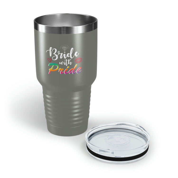 30oz Tumbler Stainless Steel Colors Humorous LGBTQ Bridal Appreciation Graphic Puns Hilarious Supportive Bridesmaid