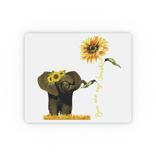 You are My Sunshine Cute Elephant Kindness Rectangular Mouse Pad