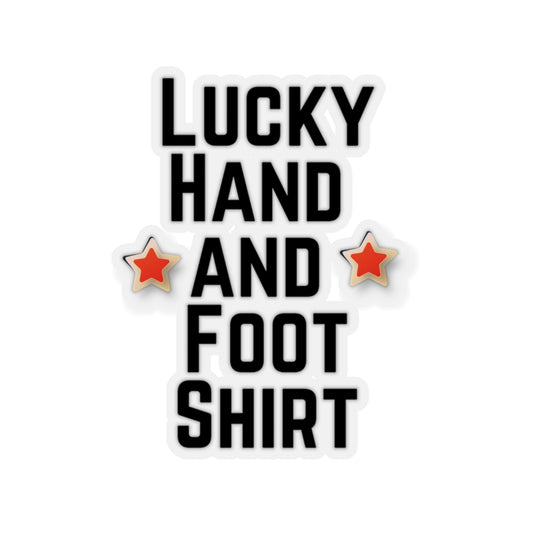Sticker Decal Hilarious Luck Hand And Foot Outfit Poker Entertainment Fan Humorous Gambler Stickers For Laptop Car