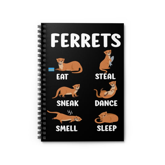 Spiral Notebook  Hilarious Rodent Experimental Animals Subject Testee Lover Novelty Examinee Test Victim Hamster Rats Mouse