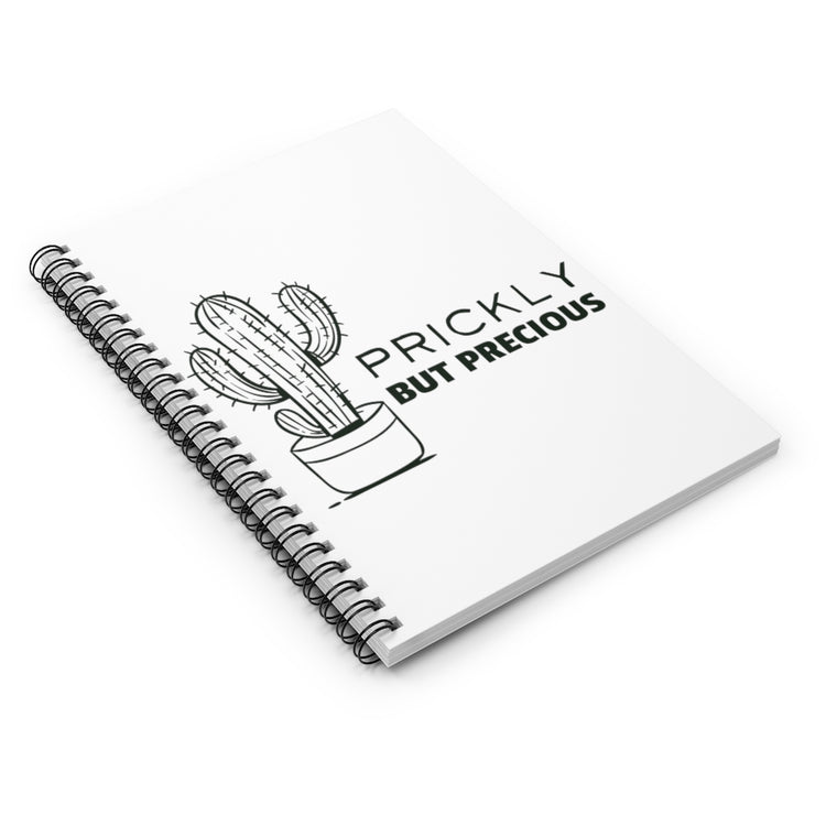 Spiral Notebook  Funny Prideful Sarcastic Introverts Saying Girl Cactus Humorous Introverted