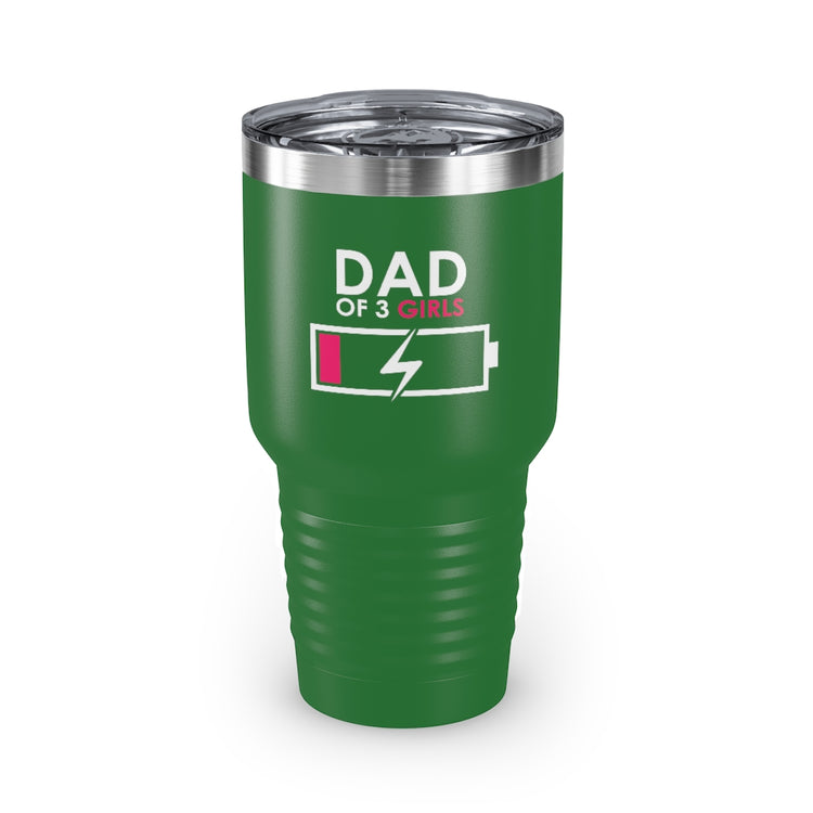 30oz Tumbler Stainless Steel  Colors Humorous Funny Dad Tired Sarcastic Mockery Saying Daughters  Novelty Dad Parent